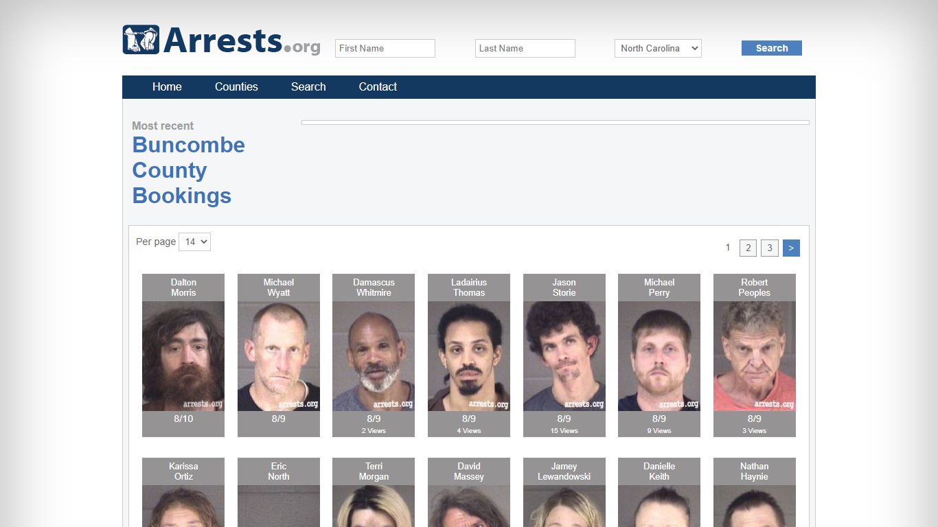 Buncombe County Arrests and Inmate Search